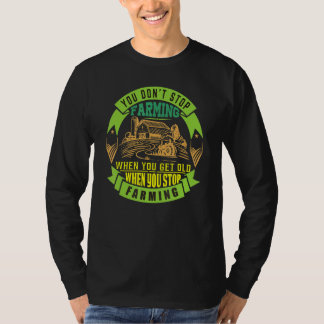 T-shirt Vous n'arrêtez pas l'art agricole patriotique loca