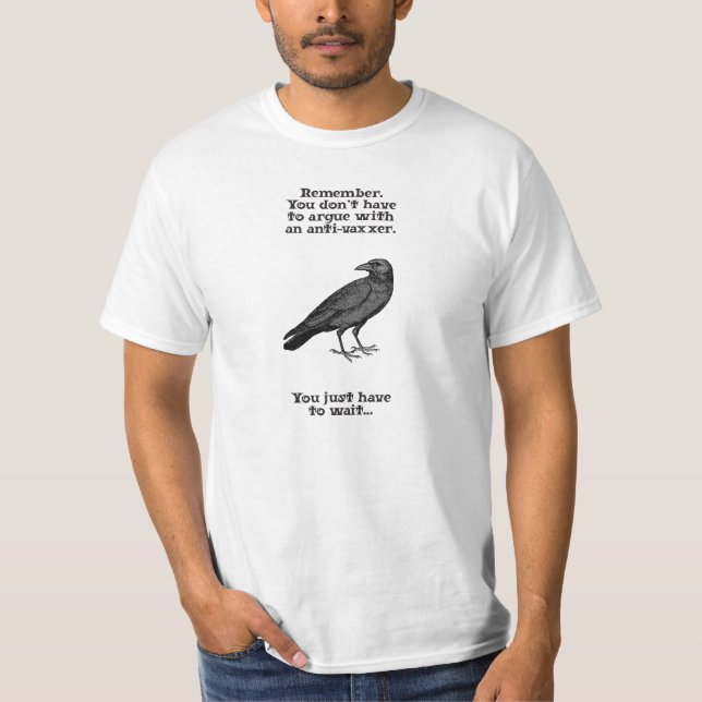 T-shirt Vous n'avez pas besoin de vous disputer avec un an (Devant)