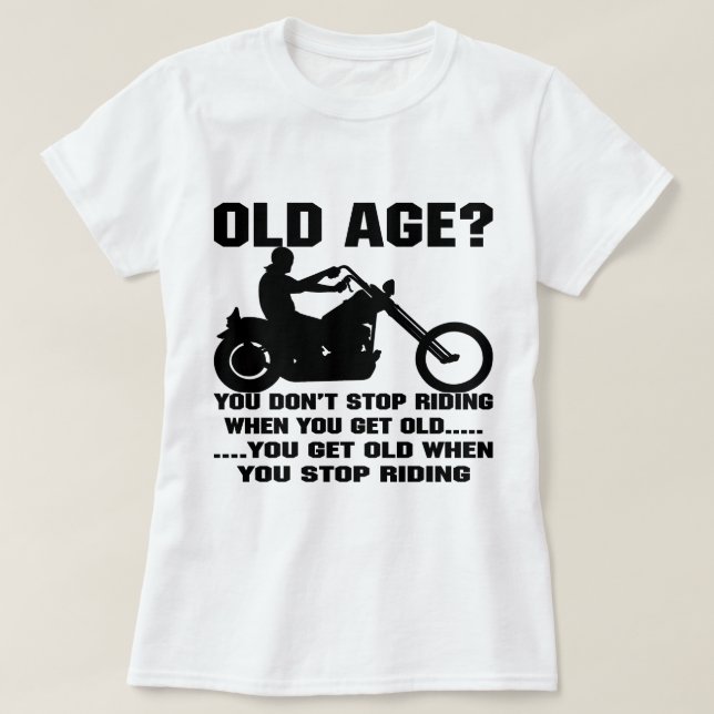 T-shirt Vous ne cessez pas de monter quand vous (Design devant)