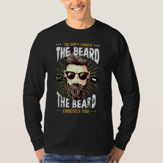 T-shirt Vous ne choisissez pas la barbe, la barbe vous cho