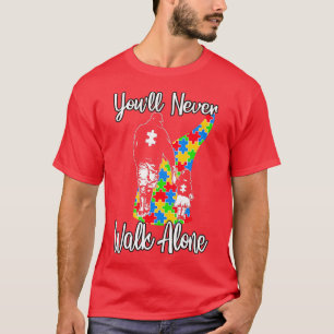 T-shirt Vous Ne Marcherez Jamais Seul Père Fille Autisme G