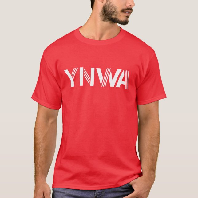 T-shirt Vous ne marchez jamais YNWA (Devant)
