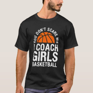 T-shirt Vous ne me faites pas peur J'Entraîne Filles Baske