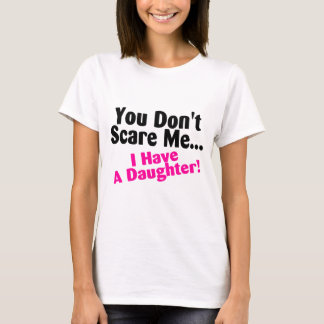 T-shirt Vous ne m'effrayez pas que j'ai un noir de rose de