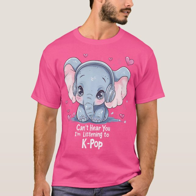 T-shirt Vous Ne M'Entendez Pas JE Suis En Train D'Écouter  (Devant)