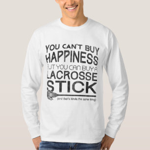 T-shirt Vous ne pouvez pas acheter Happiness Funny Lacross
