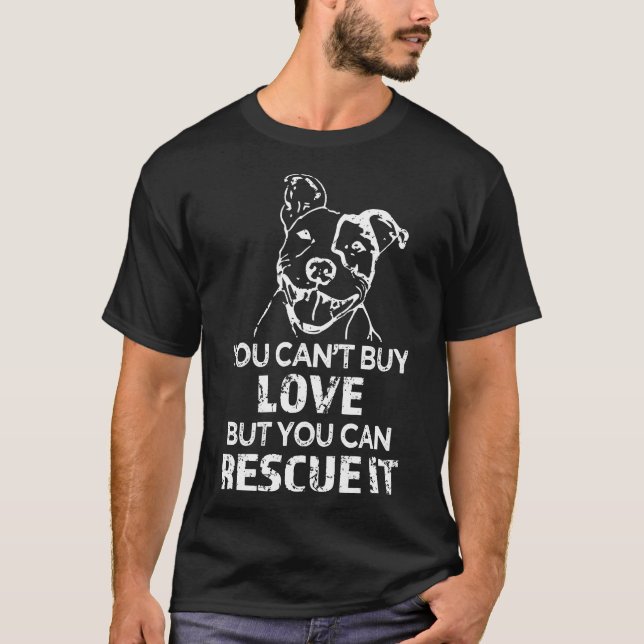 T-shirt Vous Ne Pouvez Pas Acheter L'Amour Mais Vous Pouve (Devant)