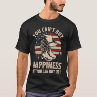 T-shirt Vous ne pouvez pas acheter le bonheur mais vous po