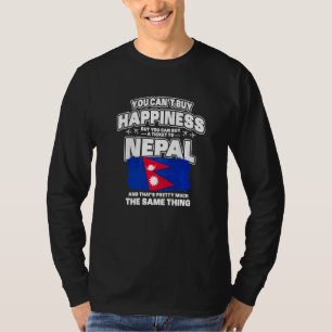 T-shirt Vous ne pouvez pas acheter le bonheur mais vous po