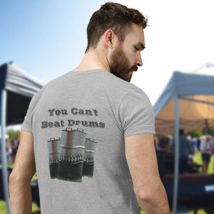 T-shirt Vous Ne Pouvez Pas Battre Les Tambours Fumeurs BBQ