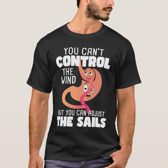 T-shirt Vous ne pouvez pas contrôler la chirurgie de la pa (Devant)