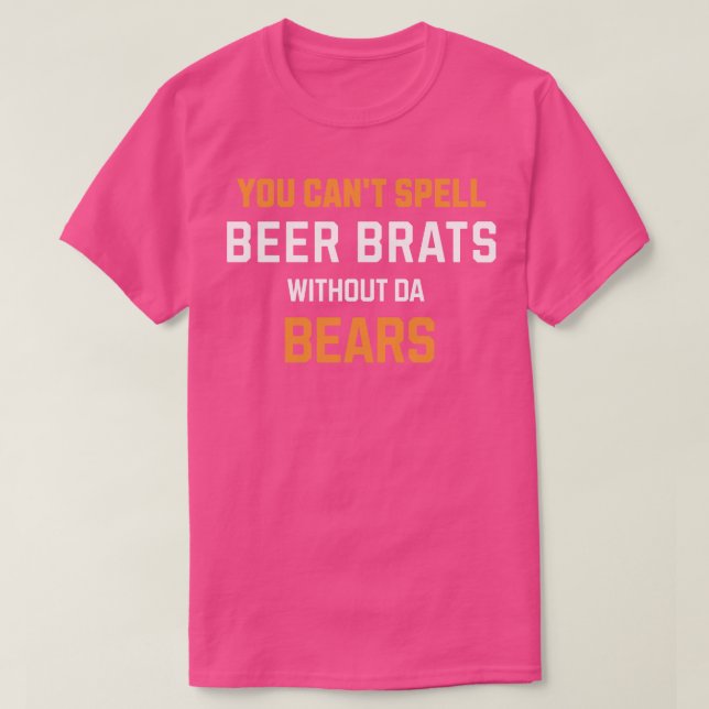 T-shirt Vous ne pouvez pas épeler les FREINS DE BIÈRE sans (Design devant)