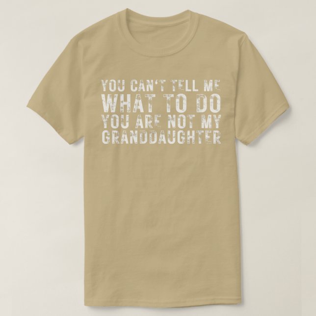 T-shirt Vous Ne Pouvez Pas Me Dire Ce Que Vous Faites Vous (Design devant)