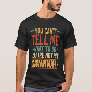 T-shirt Vous ne pouvez pas me dire quoi faire Vous n'êtes
