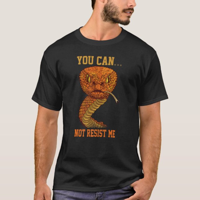 T-shirt Vous ne pouvez pas me résister, drôle de blague de (Devant)