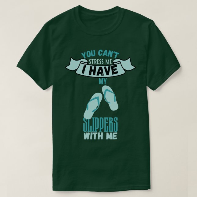 T-shirt Vous Ne Pouvez Pas Me Stabiliser J'Ai Des Chausson (Design devant)