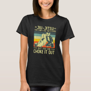 T-shirt Vous ne pouvez pas réparer les bêtises Vintage BJJ