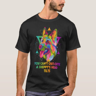 T-shirt Vous Ne Pouvez Pas Sortir De Mignons Sheppys Tête 