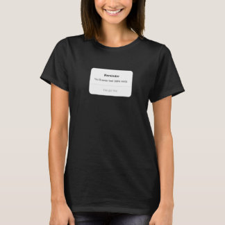 T-shirt Vous ne serez jamais prêt à 100 pour cent mais vou