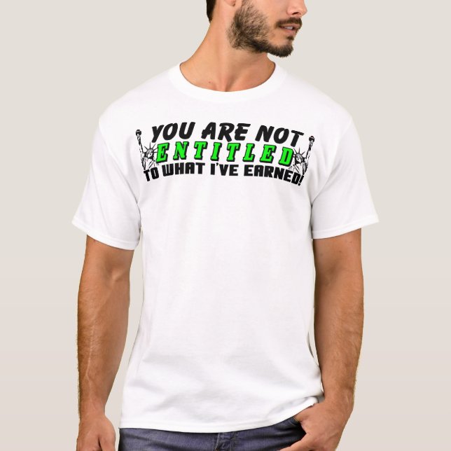 T-shirt Vous n'êtes pas autorisés ! (Devant)