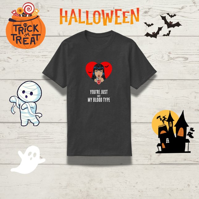 T-shirt "Vous n'êtes pas mon groupe sanguin" Funny Vampire (Créateur téléchargé)