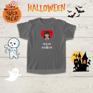 T-shirt "Vous n'êtes pas mon groupe sanguin" Funny Vampire