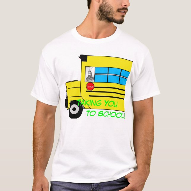 T-shirt Vous porter à l'école (Devant)
