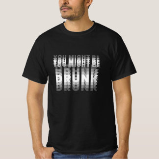 T-shirt Vous Pourriez Être Ivre Vision Floue Drôle De Bois