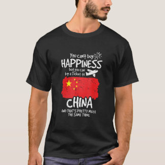 T-shirt Vous pouvez acheter un billet pour la Chine