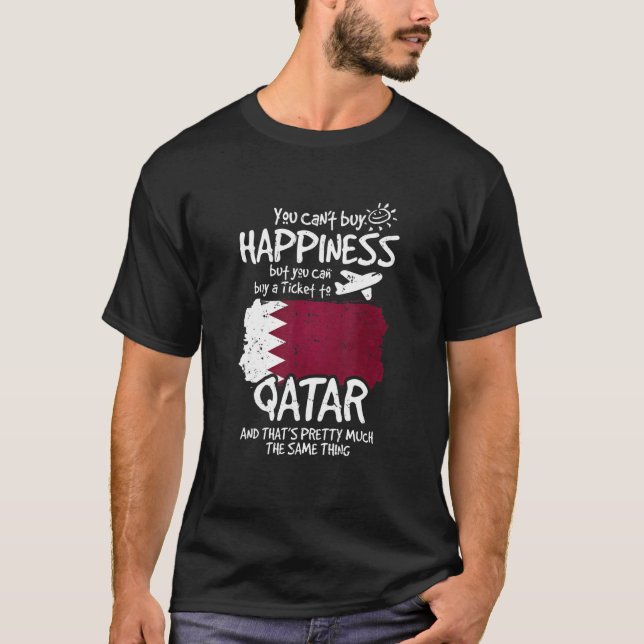 T-shirt Vous Pouvez Acheter Un Billet Qatar (Devant)