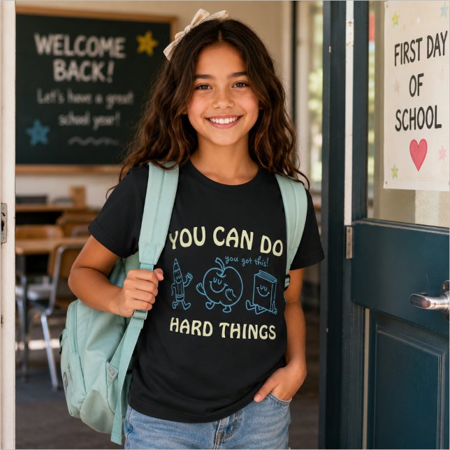T-Shirt Vous Pouvez Faire des Choses Difficiles Enfants Re (Créateur téléchargé)