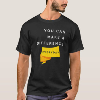 T-shirt Vous Pouvez Faire Une Différence Entre Les Citatio