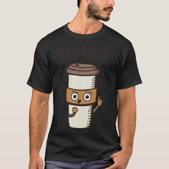 T-shirt Vous pouvez le faire drôle camping (Devant)