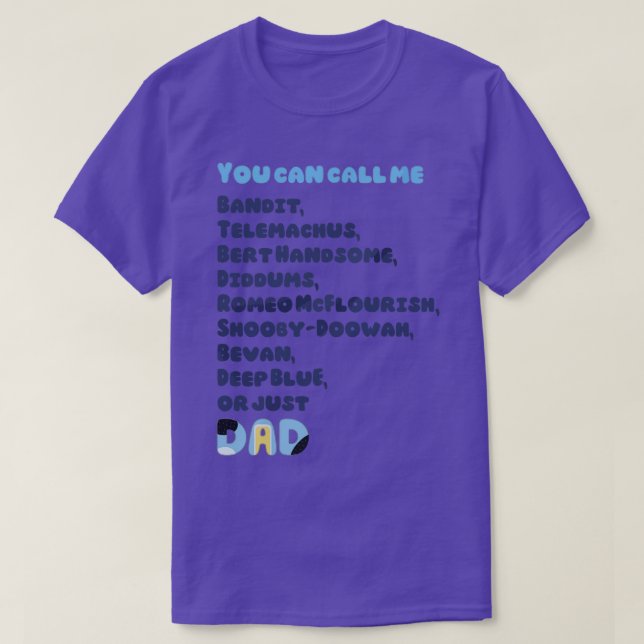 T-shirt vous pouvez m'appeler (Design devant)