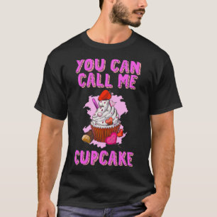 T-shirt Vous Pouvez M'Appeler Cupcake Chef Batter Flour Ca
