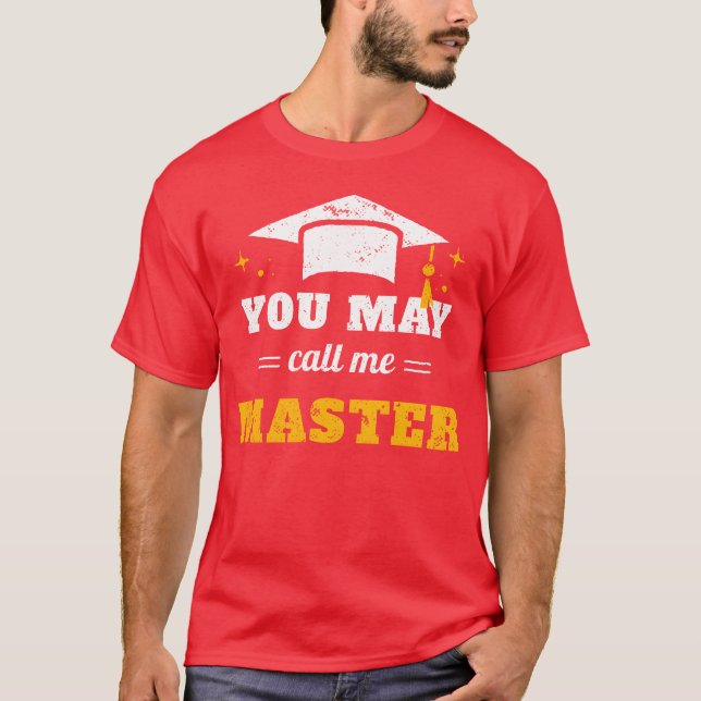 T-shirt Vous pouvez m'appeler Maître II drôle (Devant)