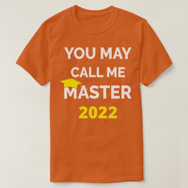 T-shirt Vous Pouvez M'Appeler Master 2022 I (Design devant)
