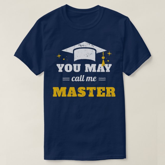T-shirt Vous Pouvez M'Appeler Master II (Design devant)