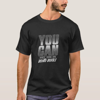 T-shirt Vous pouvez me payer en boîtes de bento