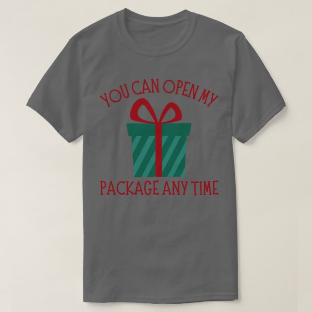 T-shirt Vous Pouvez Ouvrir Mon Forfait À Tout Moment Noël  (Design devant)