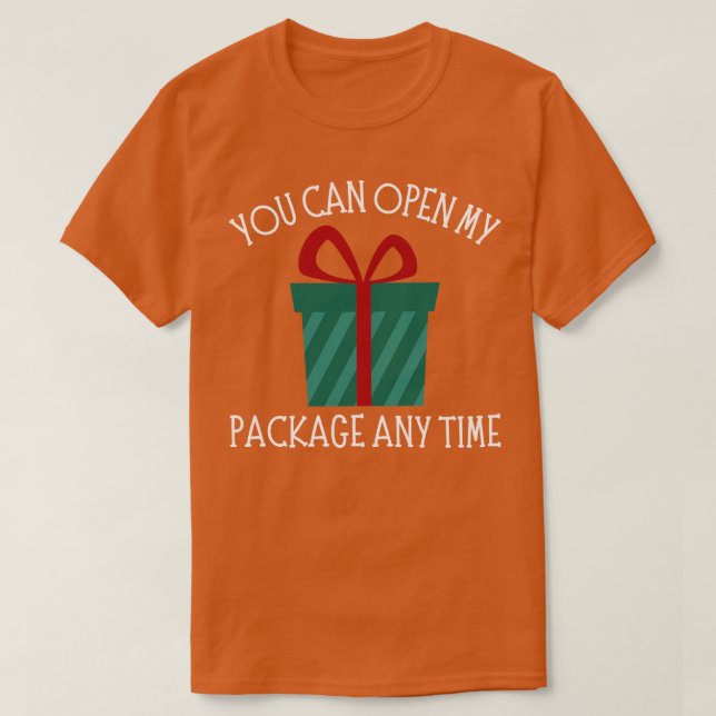 T-shirt Vous Pouvez Ouvrir Mon Forfait À Tout Moment Noël  (Design devant)