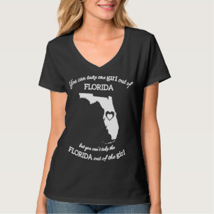 T-shirt Vous pouvez sortir la fille de Floride mais vous n
