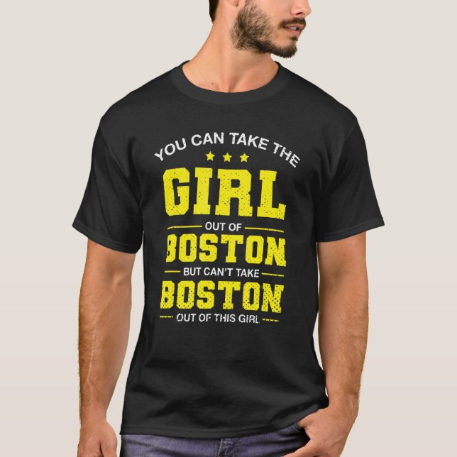 T-shirt Vous Pouvez Sortir La Fille Du Massachusetts De Bo (Devant)