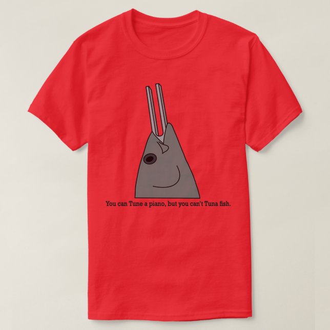 T-shirt Vous pouvez tondre un piano mais vous ne pouvez pa (Design devant)
