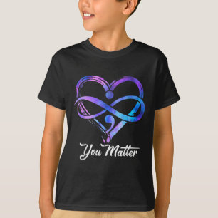 T-shirt Vous Prévention du Suicide Sensibilisation Cœur Ho
