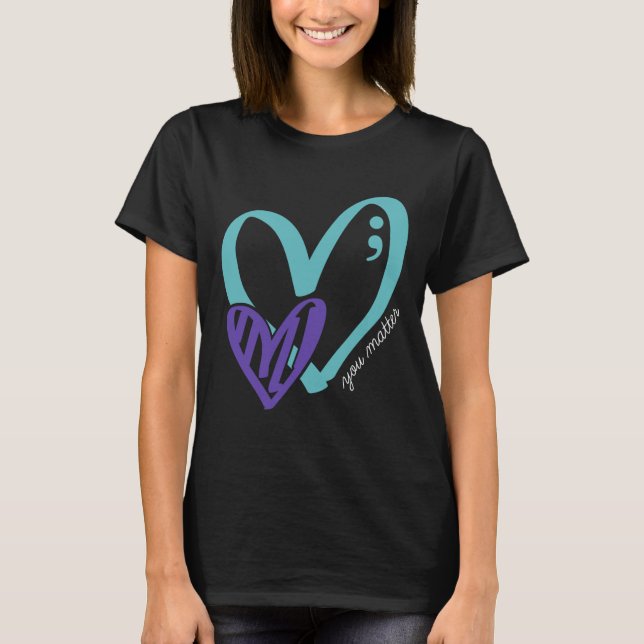 T-shirt Vous Problème Prévention Suicide Sensibilisation T (Devant)