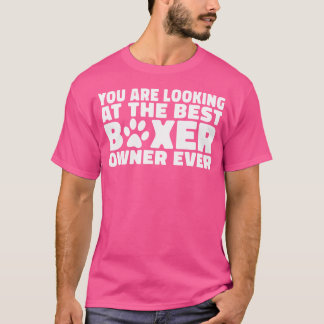 T-shirt Vous Recherchez Le Meilleur Propriétaire De Boxer