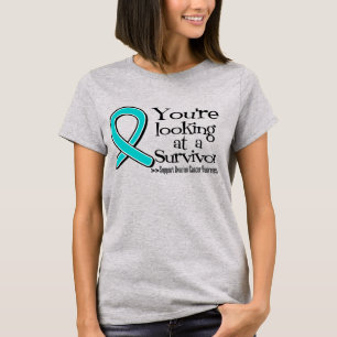 T-shirt Vous regardez un survivant du cancer de l'ovaire