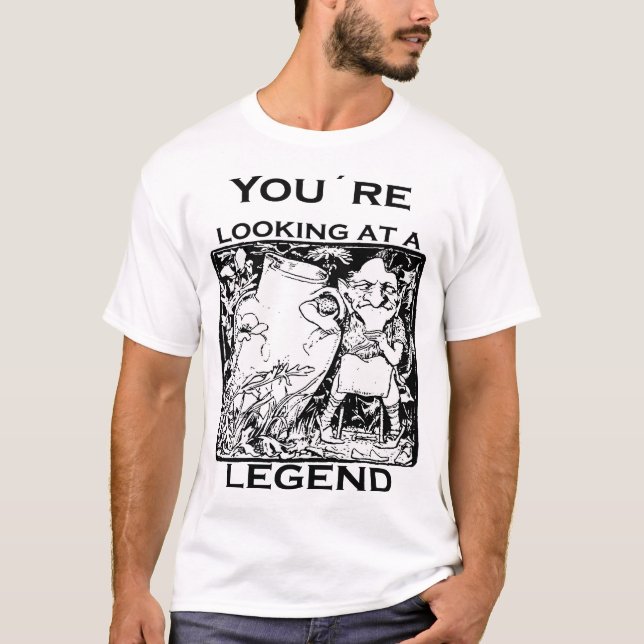 T-shirt Vous regardez une légende St Patricks Day  (Devant)