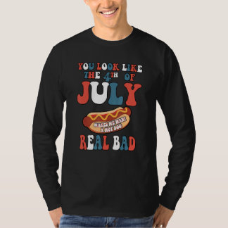 T-shirt Vous Ressemblez À 4 juillet Patriotique Américain
